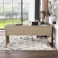 thumbnail image 6 of Furniture of America Froy Contemporary Wood L-Shape Desk in Natural Oak, 6 of 10