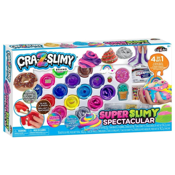 Cra-Z-Slimy 4 in 1 Super Slimy Spectacular, Scented Slime for Kids