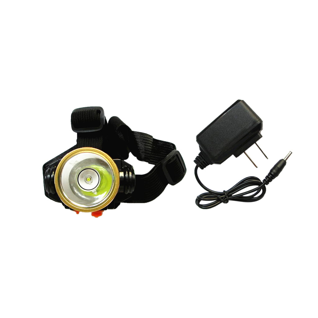 2 Adjustable Angle 1/2 Watt LED Headlamps Flashlight Hands Free Helmet FL8215 