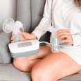 thumbnail image 5 of Evenflo Advanced Double Electric Breast Pump with Breastshields and Milk Storage Bottles, Lightweight, 5 of 7