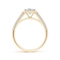 thumbnail image 2 of ANGARA IGI Certified Lab Grown 1.05 Ct Princess Diamond Engagement Ring for Women in 14K Yellow Gold (Size-5.5mm| Color-F-G| Clarity-VS) | Anniversary, Jewelry Gift for Women | Lab-Grown Diamond Ring, 2 of 4