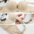 thumbnail image 7 of 1PC Bras for Women with Underwire Womens Bra Womens Underwire Bra Women Push Up Bra Womans Bras Everyday Bras for Women Beige L, 7 of 7