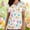 A299 Multicolor, variant on Easter Scrub Tops for Women Watercolor Colorful Rabbits Graphic V Neck Short Sleeve Professional Healthcare Uniform with Pockets Festive Nurse Clothes