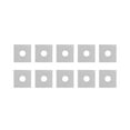 thumbnail image 1 of Labymos 10PCS High Hardness Milling Tool Insert High Efficiency Accessory Quick Cutting Blades Set with, 1 of 5