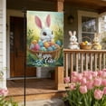 thumbnail image 6 of SLYNSHome Happy Easter Garden Flag for Outdoor, Floral Rabbit Bunny Banner Yard Outdoor Decoration, 6 of 7