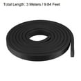 thumbnail image 2 of Unique Bargains Solid Rectangle Rubber Seal Strip 5mm Wide 3mm Thick 1 Meter Long Black, 20mm x 10mm x 9.84ft, 2 of 5