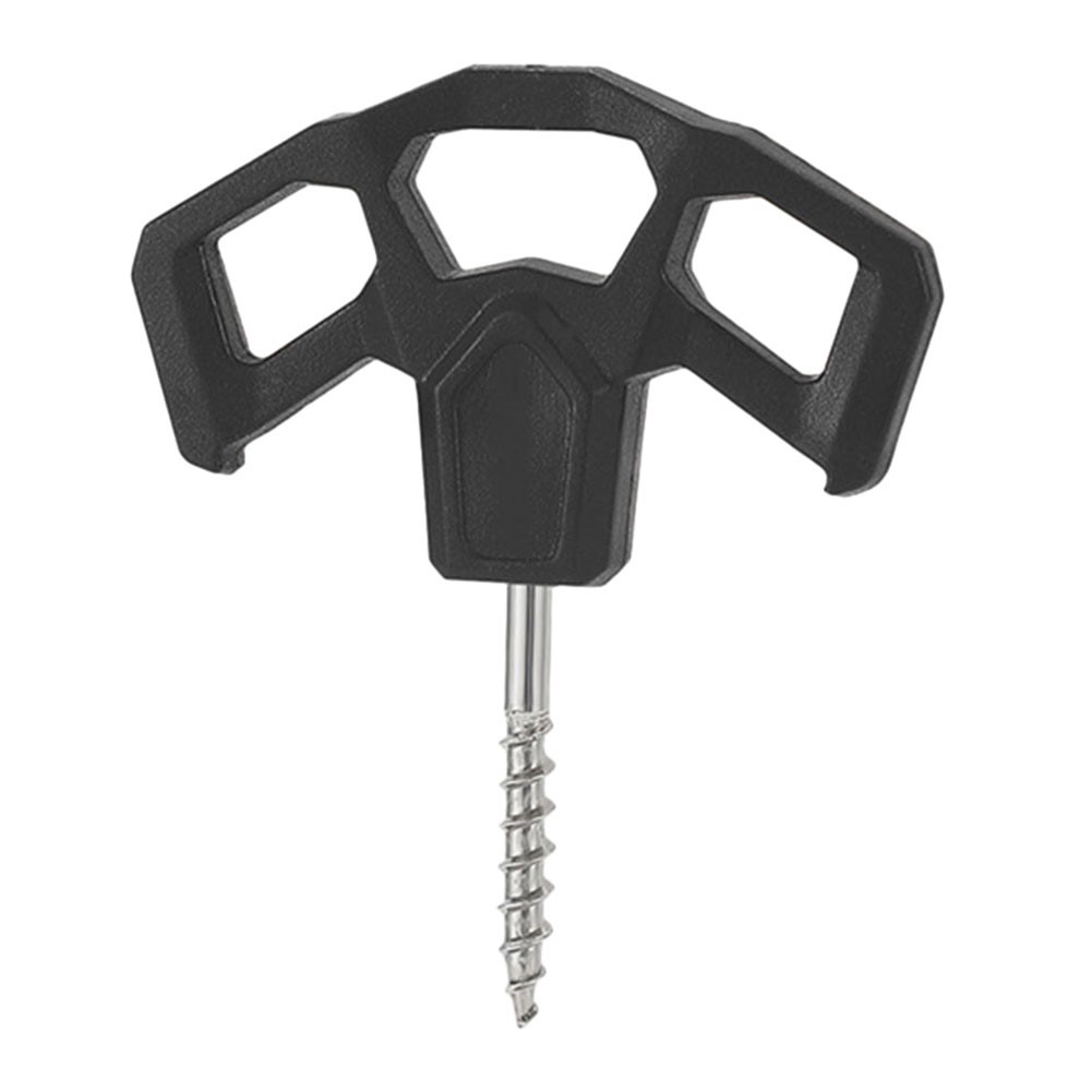 BCLONG Outdoor Camping Luminous Tent Peg Screw Peg Nail Rope Tree Decking Travel Peg