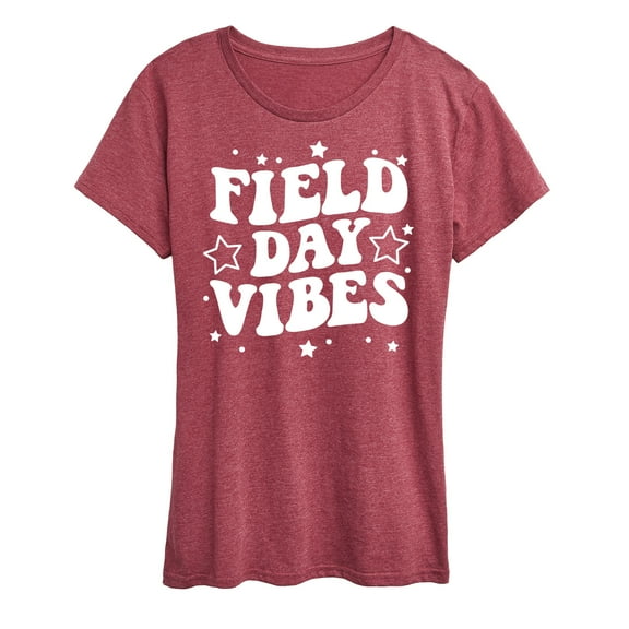 Instant Message - Field Day Vibes - Women's Short Sleeve Graphic T-Shirt