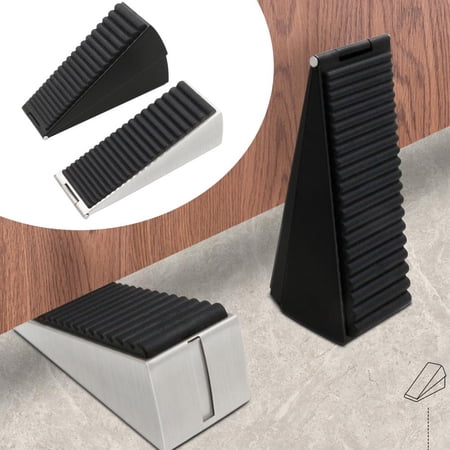 Up to 60% off! PawCasa Sgest Door Stopper Heavy Duty Tall Door Stop Wedge Door Stopper Safety K0