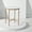 Brass, variant on SAFAVIEH Couture Jessa Glam Glass Top Metal Round End Table, Silver