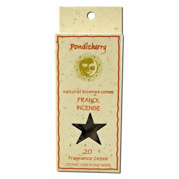 Pondicherry Natural Incense Cones (20 Cones), Frankincense Walmart