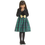 Rose Cottage Hunter Plaid Dress