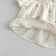 thumbnail image 5 of Baby Short-Sleeved Coverall Summer Gauze Triangle Romper Jumpsuit Girls Tulip Suit Sisters Outfit, 5 of 5
