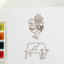 Hytrove Heavy Printer Paper 15 Sheets Watercolor Paper 15.72X15.72In