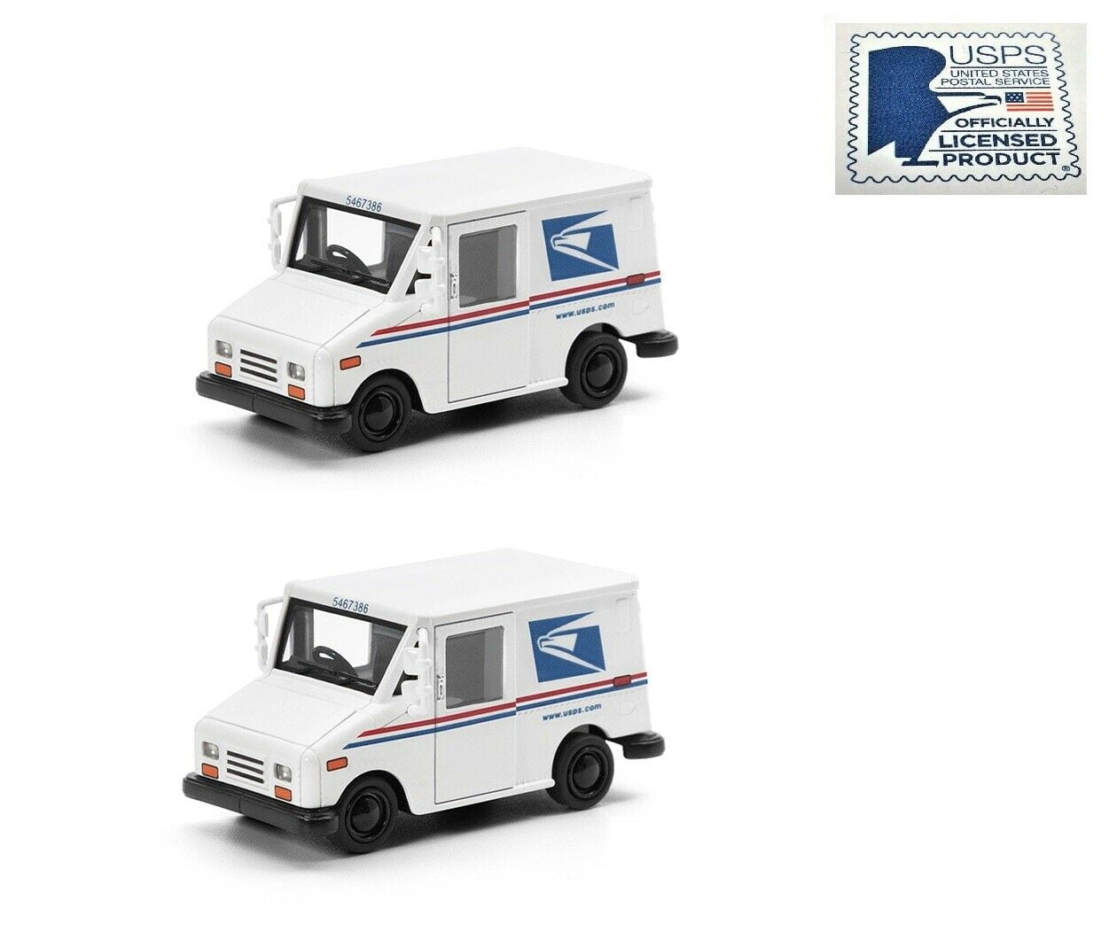 Deluxe USPS US Postal Service Mail Delivery Truck 1/64 Christmas Ornament Gift 