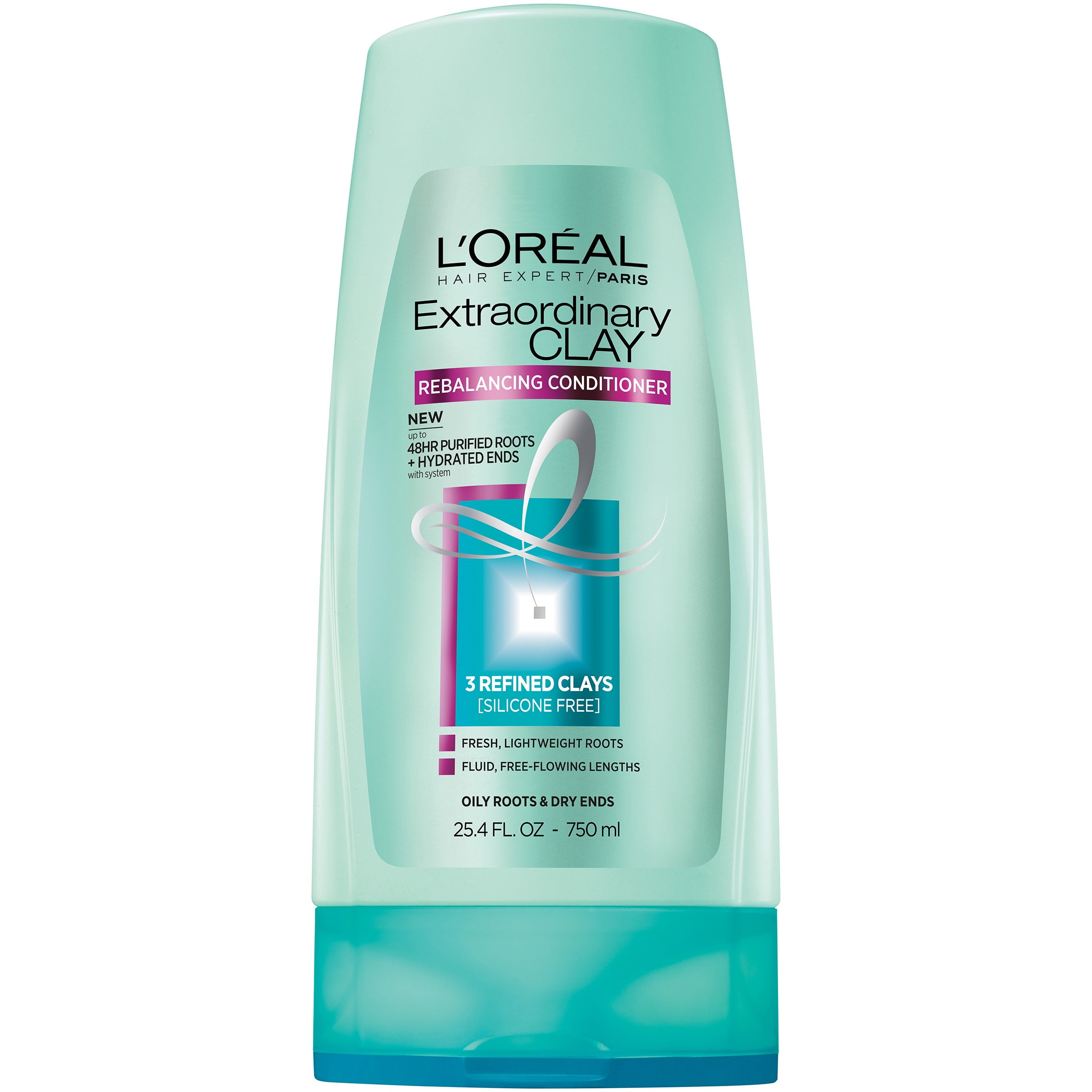 L'Oreal Paris Hair Expert Extraordinary Clay Conditioner, 25.4 Fl Oz