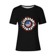 thumbnail image 4 of Simua Womens Summer Casual Short Sleeve Tops Patriotic T-Shirt 4th of July Shirt Fashion Printed Shirt, 4 of 4