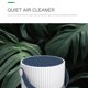 thumbnail image 5 of Purificador de aire compacto en tono verde claro, ideal para oficinas y hogares, elimina humo y polvo eficientemente. Funciona en silencio, perfecto para dormitorios y espacios pequeños hasta 10 pies, 5 of 6