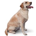 thumbnail image 2 of Naloa Brown Gingham Dog Bandanas 1PC Washable Triangle Dog Scarfs Premium Durable Fabric, for Small Medium Large Dogs and Cats, 2 of 6