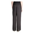thumbnail image 2 of MICHAEL MICHAEL KORS Womens Black Pocketed Drawstring Waist Wide Leg High Waist Pants Petites P\S, 2 of 4