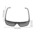 thumbnail image 2 of Nestingho Gafas De Sol Retro Unisex Con Lentes Planos Negras Protección Uv400 Para Uso Diario, 2 of 8