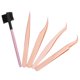 thumbnail image 2 of Juego de pinzas para injerto de pestaas, clip para pestaas postizas Fuerza de mordida alta Ajuste sin costuras para salón de belleza para extensión de pestaas LHCER Descripción de la referencia, 2 of 8