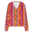 thumbnail image 5 of Wancir Cardigan Sweaters for Women Graphic Print V Neck Button Down Oversized Cardigans 2024 Loose Knit Outwear, 5 of 5
