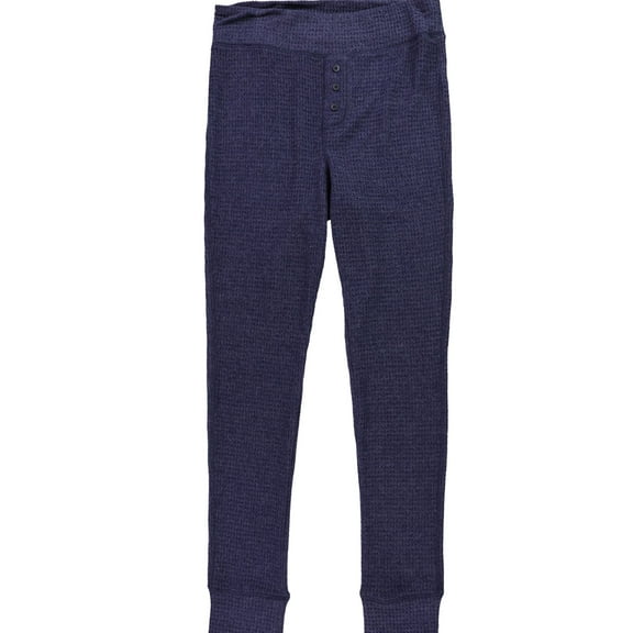 American Eagle Womens Solid Jogger Thermal Pajama Pants, Blue, X-Large