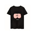 thumbnail image 1 of 1pc Cartoon Character with Funny Face and Brain Design Print T-Shirt a Comfortable and Stylish Street Wear Crew-Neck T-Shirt in Pure Cotton Perfect for everyday and outdoor Wear, 1 of 6