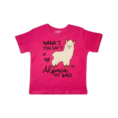

Inktastic Nana s You Say Alpaca My Bags Gift Toddler Boy or Toddler Girl T-Shirt
