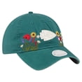 thumbnail image 3 of Women's New Era  Green Kansas City Chiefs Wildflower 9TWENTY Adjustable Hat, 3 of 7