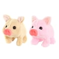 thumbnail image 6 of Sioweci Electric Plush Pig Toy with Sound Movable Nose Mouth Interactive Walking Piggy Plushie Stuffed Animal Doll Kids Boys Girls Birthday Gift White, 6 of 13