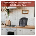 thumbnail image 5 of Broiler Pan for Oven Nonstick 16.75 x 13 - Heavy Duty Porcelain Pan with Rack - Roasting, Grilling, Fat Draining, 5 of 5