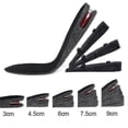 thumbnail image 1 of Plantillas para aumentar la altura del tacón unisex (3 cm, 5 cm, 7 cm o 9 cm, negras) s202412243726, 1 of 4