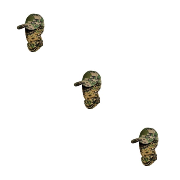 ZLight Face Hood Men Skiing Sun Hats Adjustable Outdoor Camouflage Faces Cover Camping Mountaineering Sunscreen Sports Cap Type 13 3Set