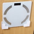 thumbnail image 4 of XIPYYKM 2Pcs Bathroom Scales Holder Wall Mount Organizer Adhesive Smart Scale Stand Rack Bracket for Body Weight Scales Digital Body Fat Scale Digital Weighing Scale Accurate Digital Weighing Machine, 4 of 8