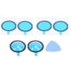 thumbnail image 2 of Protectores de Guardias de Lente, Protector de Lente de Plástico Protector Extraible Original Resistente CON Pegatinas Adhesivas para una una cámara X2, 2 of 7