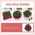 thumbnail image 4 of 2000 Pcs  Christmas Glitter Pompoms Glitter Pom Poms Balls DIY Crafts Accessories, 4 of 6