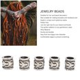 thumbnail image 3 of Beard Bead, Engraved Pattern Dreadlocks Bead Alloy Exquisite 20pcs Portable Decoration  for Holiday Party, 3 of 7