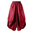 thumbnail image 4 of EDFBUYKRS Female Skirts Long Maxi Skirt Set for Women Women's Skirt Ethnic Style Cute Loose Skirt, 4 of 9