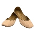 thumbnail image 2 of Women Loafers Shoes Punjabi Jutti For Women Flat Ballerina Gift For Her Shoes Mojaris Juti US 9.5/ EURO 41, 2 of 5