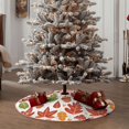 thumbnail image 6 of Bingfone Christmas Tree Skirt Mat Christmas Decoration Interior 30"-Acorns And Autumn Leaves, 6 of 8