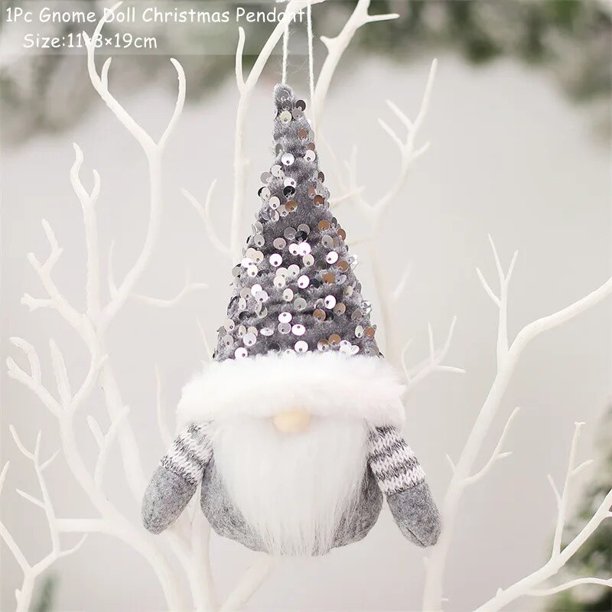 Gnomos de Navidad sin rostro para decoración del hogar, adornos colgantes de árbol de Navidad, decoración de Navidad, Año Nuevo, 2023