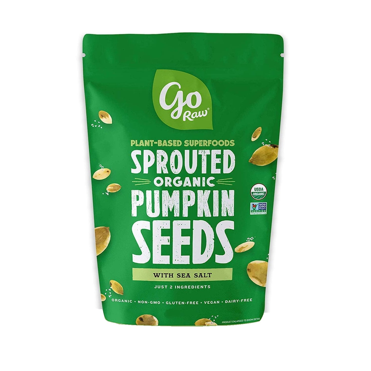 Go Raw Pumpkin Seeds with Sea Salt, Sprouted & Organic, 22 Ounce Bag