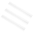 thumbnail image 1 of Plastic Binding Spine, Loose Leaf Rings Detachable  For Home Or School Use White, 1 of 8