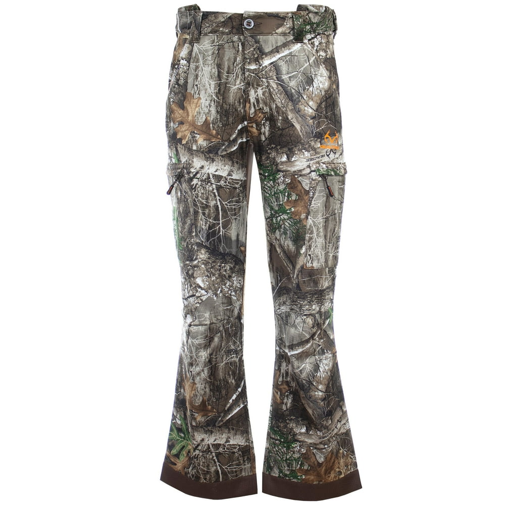 Realtree Men's Camo Techshell Hunting Pant, Realtree Edge, Size Medium - Walmart.com - Walmart.com