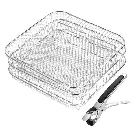 

Tohuu Three Stackable Racks Stackable Multi-Layer Stainless Steel Zdehydrator Rack Rack Suitable for Oven Pressure Cooker pretty