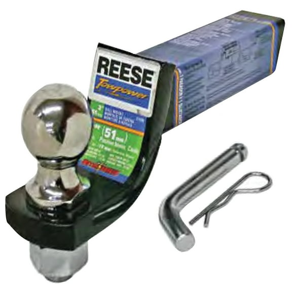 Reese Starter Kit 3 1/4 in Drop Hitch Ball Mount Class III Receiver, 5000 lbs Tow Capacity