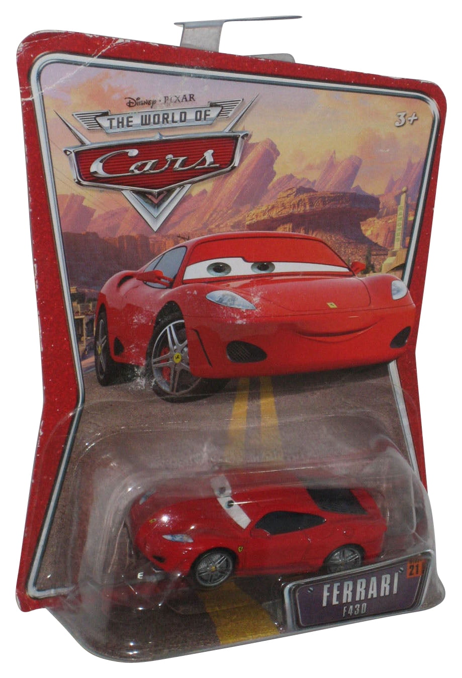 Disney Pixar Cars Movie Ferrari F430 Red Die Cast Toy Car 21