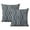 Modern Simple Farmhouse-57, variant on Eye-Catching Gray White Throw Pillow Covers – 16x16 inch, Set of 2 for Sofa, Couch or Outdoor